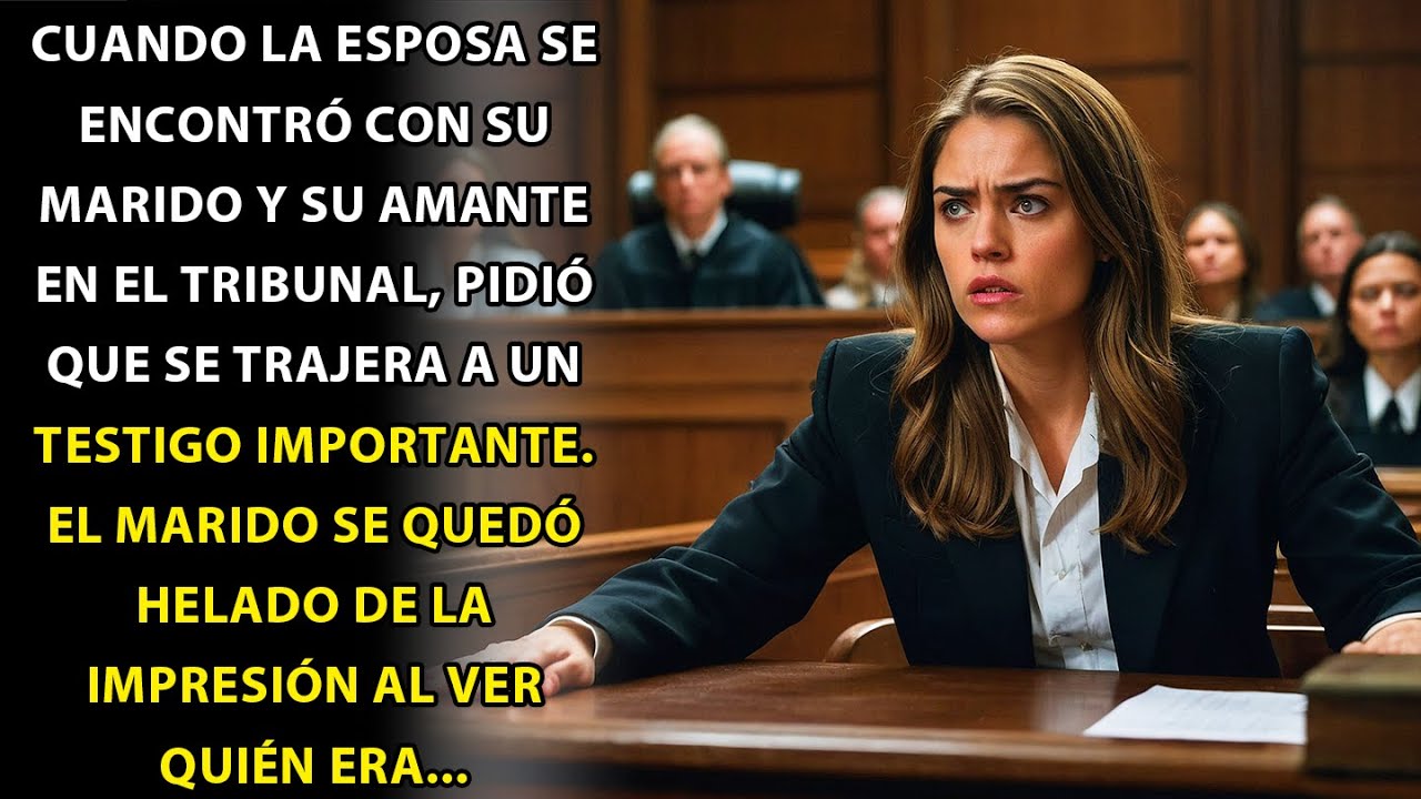 LA MILLONARIA PIDIÓ CONVOCAR A UN TESTIGO IMPORTANTE; EL ESPOSO Y LA AMANTE QUEDARON IMPACTADOS...