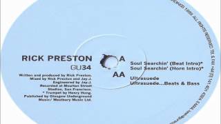 Rick Preston - Ultrasuede 1999 GLASGOW UNDERGROUND