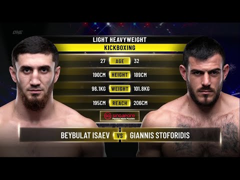 Beybulat Isaev vs. Giannis Stoforidis | ONE Championship Full Fight
