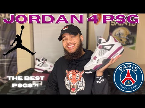 ARE THESE THE BEST PSGS? 👀 JORDAN 4 PSG REVIEW 🔥