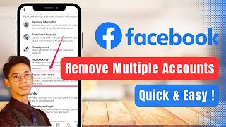 How to Remove Multiple Accounts on Facebook !
