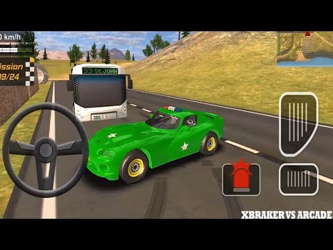 Police Drift Car Driving New Special Drift Tyres  | Green Sheriff Police Car - Android GamePlay