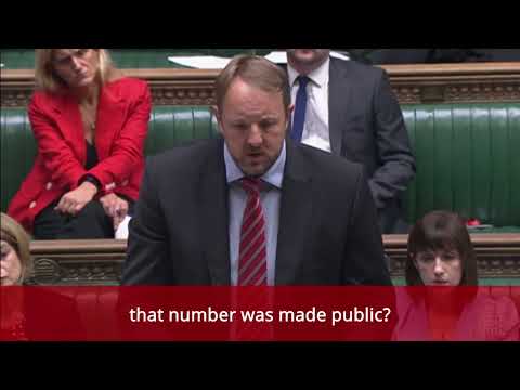 Toby Perkins' question to the Education Minister