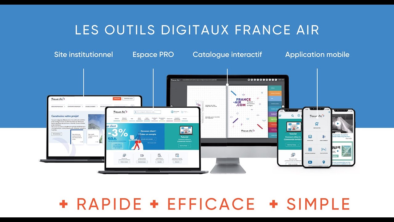 Découvrez tous les outils digitaux de France Air !