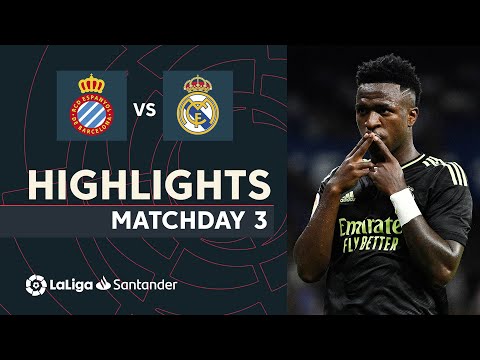 Resumen de RCD Espanyol vs Real Madrid (1-3)