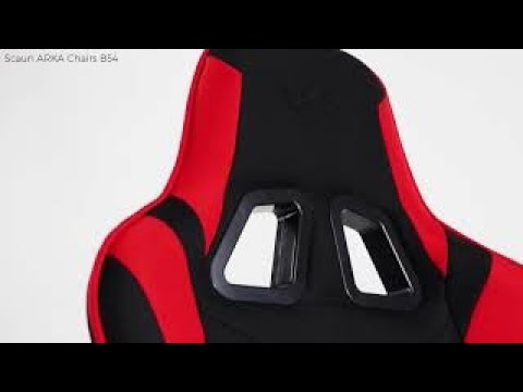 Scaun gaming ARKA CHAIRS Power, black/red textil