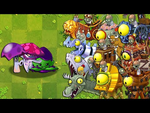 Plants vs Zombies 2 Final Boss - Team SHROOM & MINT Plants Max Level vs PvZ 2 Final Bosses Fight!