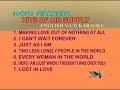 Ivory Records Hits Of Air Supply Songlist