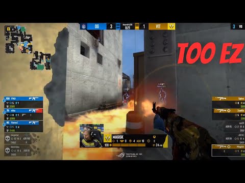MAGISK Winning The Round All By Himself Vitality Vs Og | Esl Pro League 17