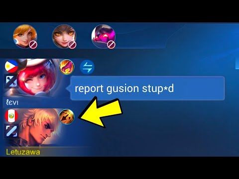 GUSION TROLL INSPIRE IN MYTHICAL GLORY!! (team auto toxic) 😂🤣