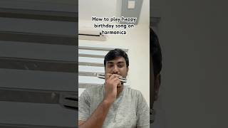 How to play harmonica in telugu || Learn your first music on harmonica.