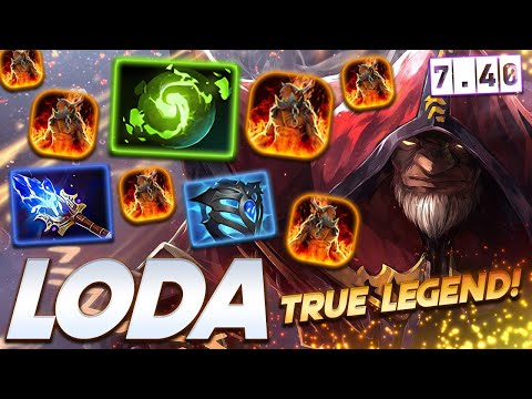 [7.40] Loda Warlock - True Legend - Dota 2 Pro Gameplay [Watch & Learn]
