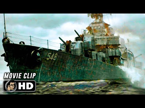 Tom Hanks Destroys U-Boat Wolfpack Scene | GREYHOUND (2020) Movie CLIP HD