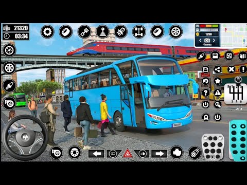 New Offroad Coach Bus 2025 - Real Uphill Bus Driver's 3D Simulator! Android Gameplay