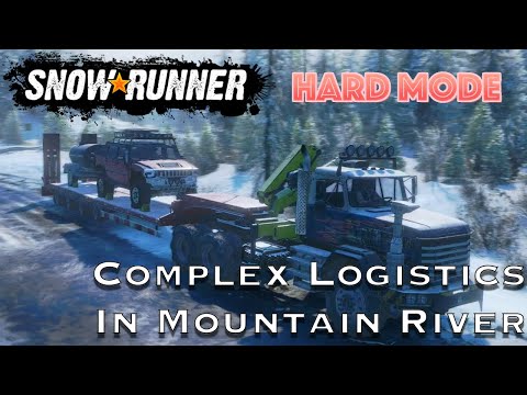 SnowRunner Hard Mode [S02E16] More complex contract logistics