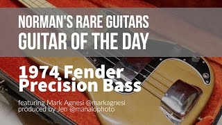 Video thumbnail for 1974 Fender Precision Bass | Guitar of the Day by Normans Rare Guitars