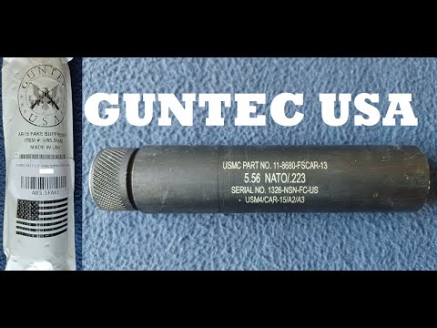 GUNTEC USA, AR-15 5.5 Inch FAKE SUPPRESSOR, # AR5.5FAKE, Muzzle Attachment.