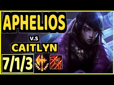 PBO (APHELIOS) vs CAITLYN - 7/1/3 KDA BOTTOM ADC GAMEPLAY - BR Ranked GRANDMASTER
