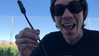 How to Attach Solar MC4 Connectors + VanLife + Mukbang