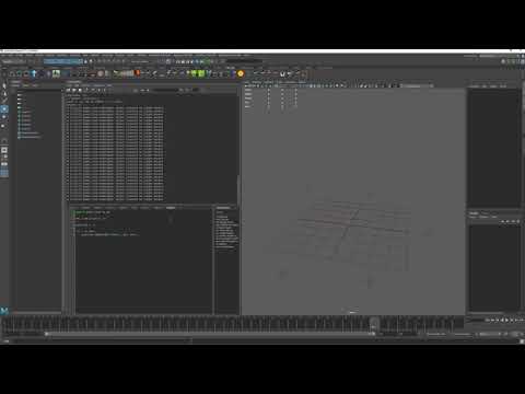 Maya : curve between selected objects [pyton script]