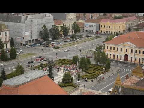 Oradea - flash mob pentru Rosia Montana