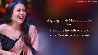 CHAMMA CHAMMA LYRICS IN URDU AND ENGLISH .  NEHA KAKKAR