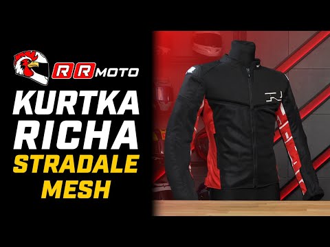 RICHA STRADALE MESH _ kurtka motocyklowa, maksymalna wentylacja i ochrona D3O