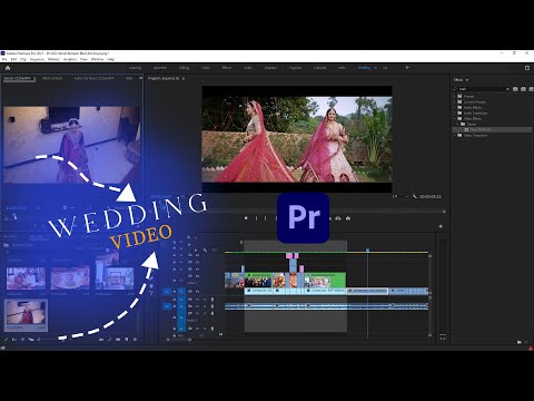 HOW TO EDIT WEDDING VIDEO IN PREMIERE PRO (HINDI TUTORIAL)