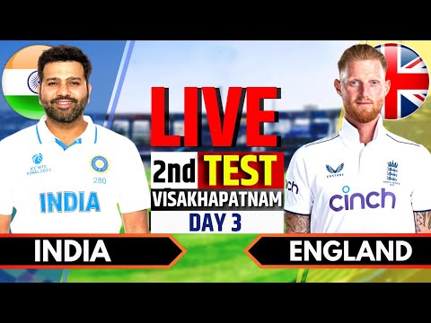 India vs England, 2nd Test, Day 3 | India vs England Live Match | IND vs ENG Live Score & Commentary