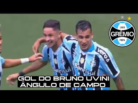 GOL DO GRÊMIO BRUNO UVINI  ÂNGULO DE CAMPO •GRÊMIO 1X0 AIMORÉ•