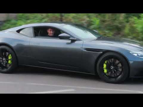 2021 ASTON MARTIN DB11 AMR V12 AUTO leaving Morrisons Petrol Station