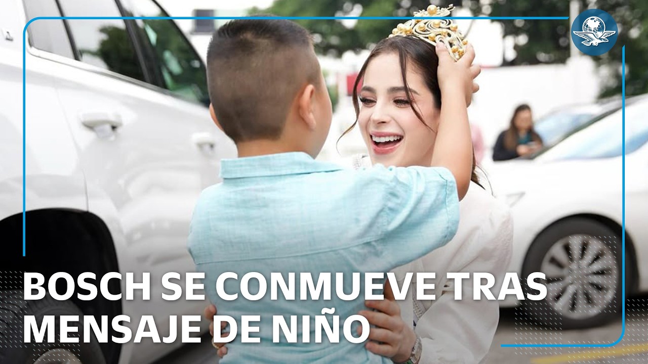 Niño emociona a Fátima Bosch tras rezar por ella en Miss Universo