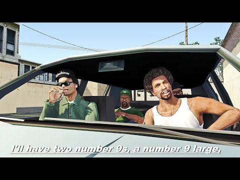 GTA San Andreas 4K Gameplay Part 5 - Drive-Thru - GTA San (4K 60FPS PC)