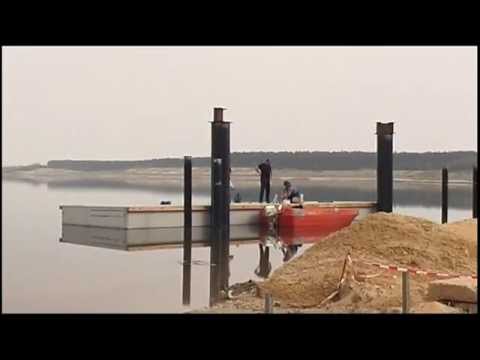 Im Plan: Bau des Geierswalder Schiffsanleger - ELSTERWELLE