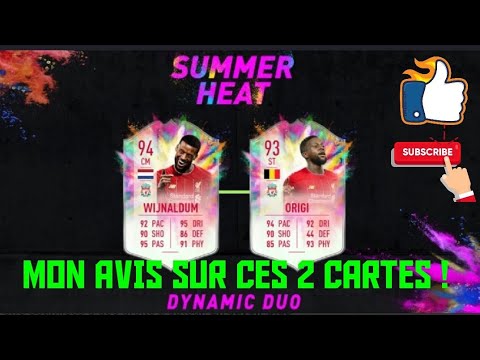 SBC WIJNALDUM 94 ET ORIGI 93 SUMMER HEAT :  MON AVIS !!!