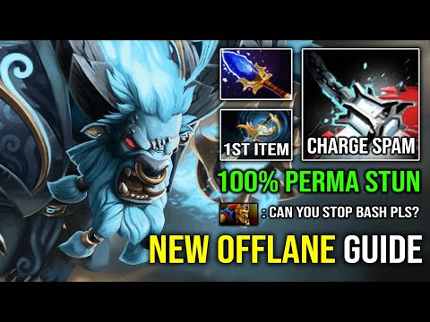 NEW 7.32 OFFLANE GUIDE 1st Item Echo Sabre OP Perma Bash Spirit Breaker 100% Annoying Charge Dota 2
