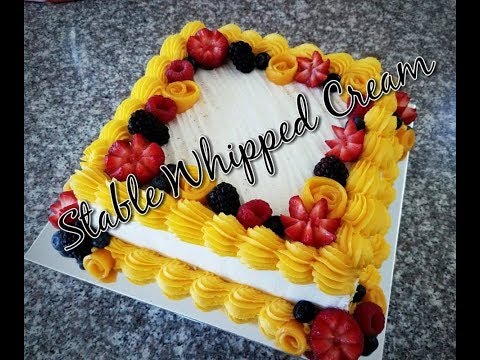 How to Make Stable Whipped Cream