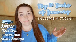January Reading Wrap Up - 12 Book Reviews!