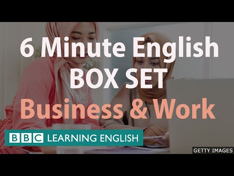 BOX SET: 6 Minute English - 'Business & Work' English mega-class! 30 minutes of new vocabulary!