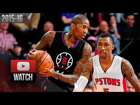 Jamal Crawford Full Highlights at Pistons (2015.12.14) - 14 Pts, CLUTCH!