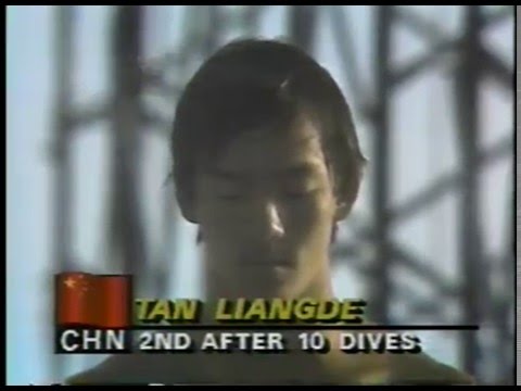 Olympics - 1984 Los Angeles - Diving - Mens Springboard Final - 11th Dive  imasportsphile