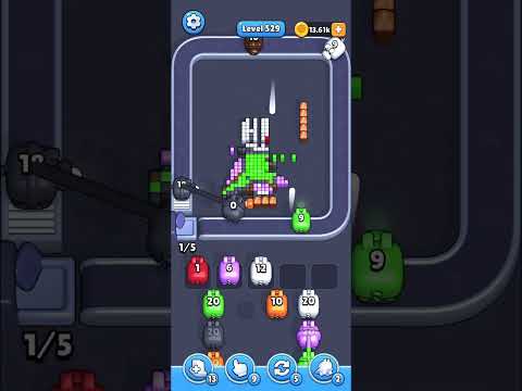 Pixel Flow Level 530 Walkthrough - Easy Difficulty Puzzle Solution