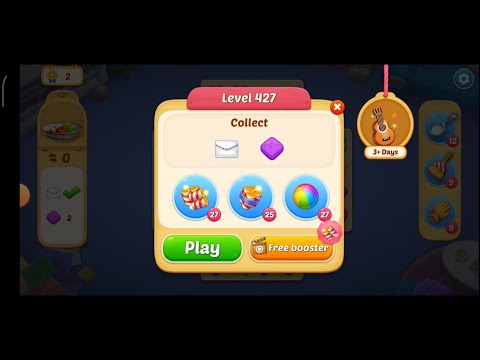 Matchington Mansion Level 427 - No Booster Level / iOS/Android