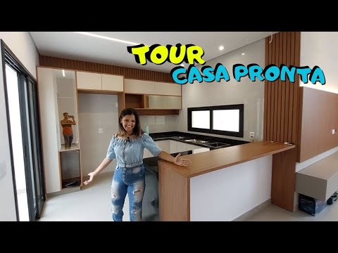TOUR PELA CASA TERREA 105m² PRONTA!