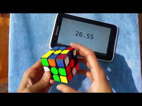 29.91 sec avg of 5 One hand (OH) | sub 30 avg!