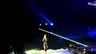 Rebecca Ferguson talking to the scousers (make you feel my love) X Factor tour 2011 - Liverpool