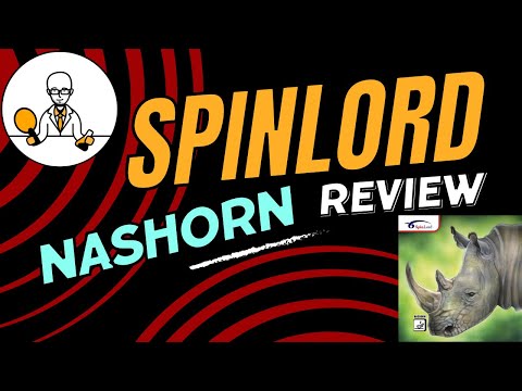 Testing the Spinlord Nashorn table tennis rubber: Short pips for controlled offense and chopping