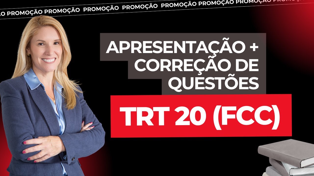Aula de Português | Concurso do TRT 20 | Apresentação da banca FCC + Questões | Prof.ª Flávia Rita