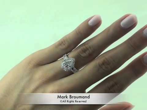 3.36ct Pear Shape Diamond Engagement Anniversary Ring - Mark Broumand