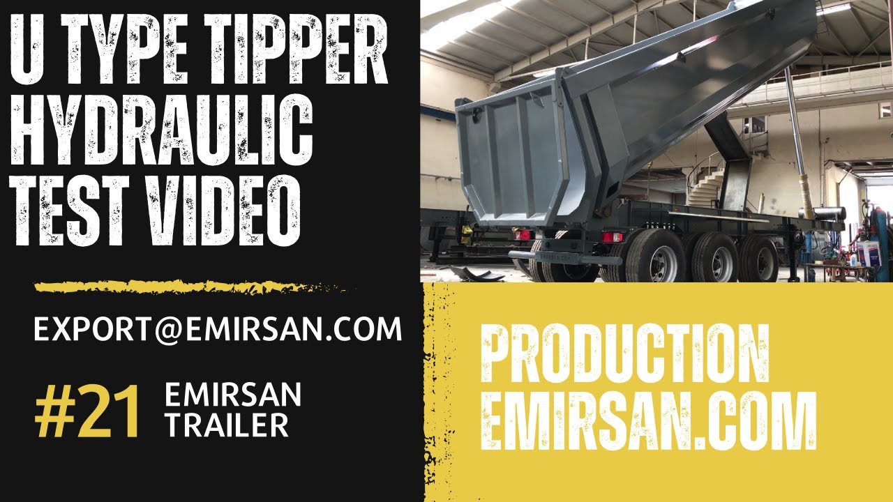Hardox Tipper Trailer Hydraulic Test